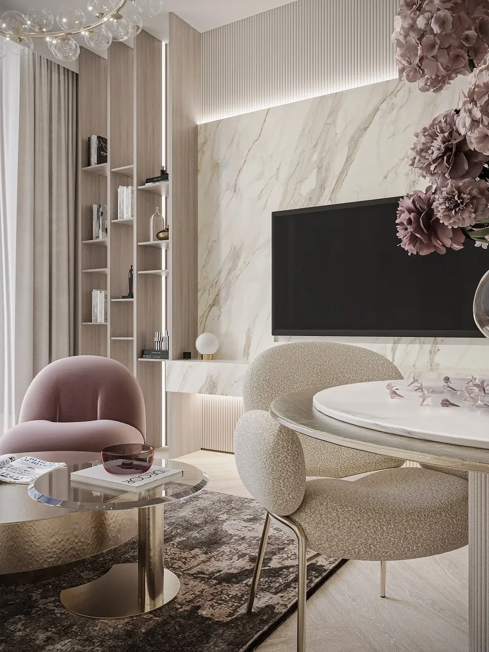 Living Room-Q GARDENS LOFTS