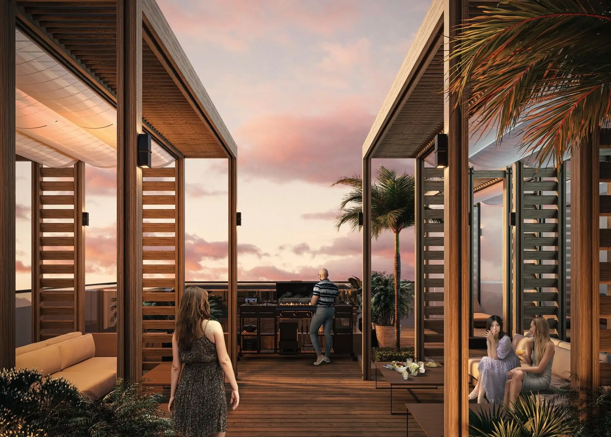 BBQ Area-Q GARDENS LOFTS